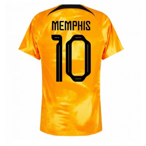 Nizozemska Memphis Depay #10 Domaci Dres SP 2022 Kratak Rukav